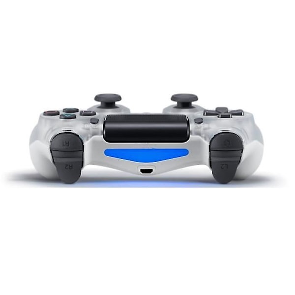 Trådløs spilcontroller kompatibel med PS4/ Slim/Pro konsol Transparent White