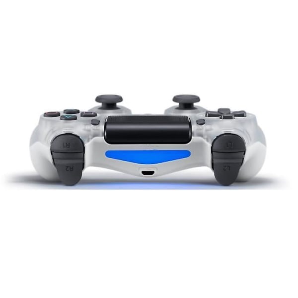 Wireless Game Controller Compatible With Ps4/ Slim/pro Console Transparent White