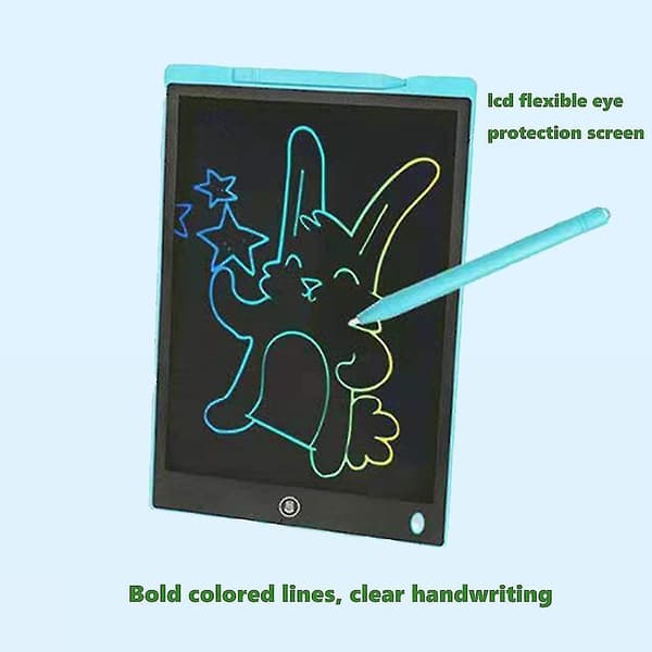Lcd Writing Pad Kids Reusable Graffiti Pad 12 Inch Erasable Electronic Drawing Writing Pad