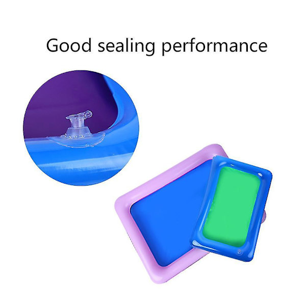 Indoor Magic Play Inflatable Sandbox Sand Tray red