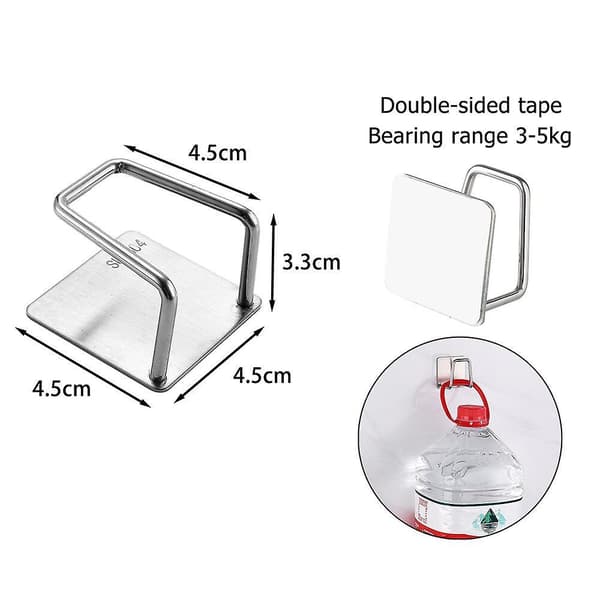 3pcs Kitchen Sponges Holder Self Adhesive Sink Sponges Drain Drying Rack White