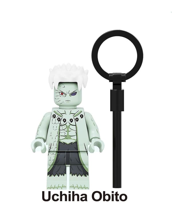8 stk. Naruto Byggeklodser Minifigurer Børn Drenge Samlet Plastiklegetøj
