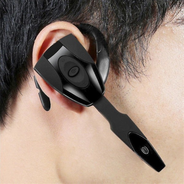 1pc Ear Hook Wireless Bluetooth-compatible 4.0 Earphone Handsfree Call Headphone With Mic