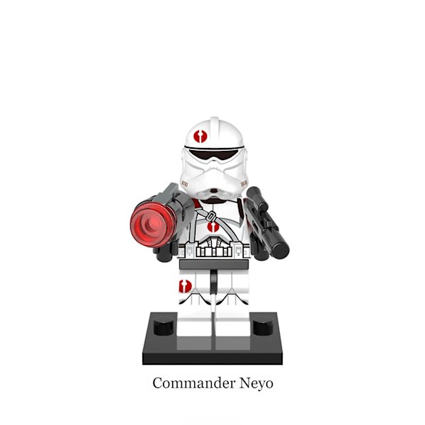 8 stk. Star Wars Montert Byggekloss Minifigur Leke