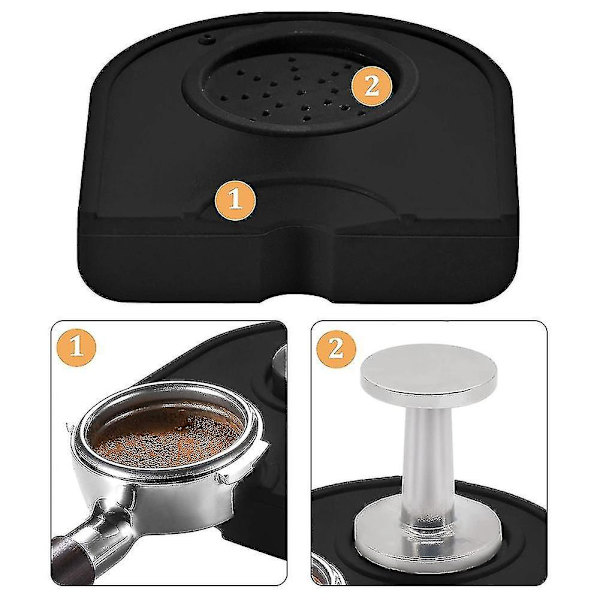 51 mm ja 58 mm Tampperi ja Tampperimatto Yhteensopiva Espresso Portafilter -koneen Kanssa