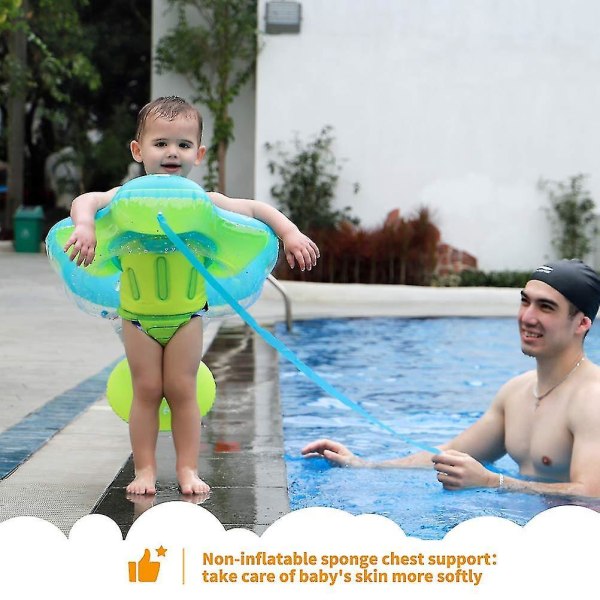 Gratis Svømme Baby Oppustelig Baby Svømmering Børn Taljering Oppustelige Pool Flydere Legetøj Swimmingpool Tilbehør Til Alderen 3-72 Måneder L
