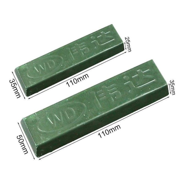 Slipe Metall Poleringspasta Grønn Polerings Buff Green 3x3x2cm