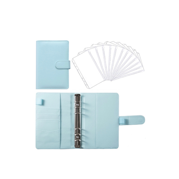 Budget Planner Kontant Binder Kuvert Blue white-14pcs