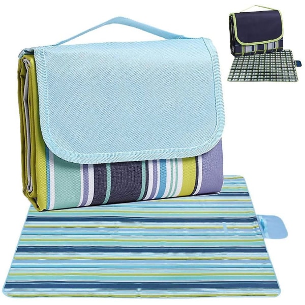 Extra Large Picnic Blanket, Outdoor Portable Waterproof Beach Mat, Suitable For Camping And Hiking Festival