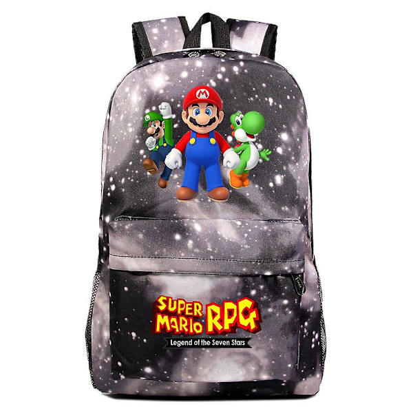 Super Mario Star Junior Skoletaske Color-10