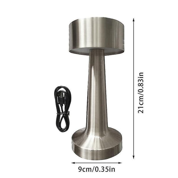 Rechargeable Led Table Lamp Touch Sensor Desk Light Bedroom Restaurant Bar Decor