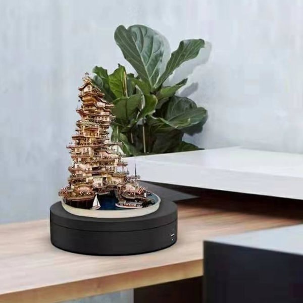 Electric Display Table Three-speed Adjustable Angle Intelligent Charging Rotating Table Jewelry Display Turntable