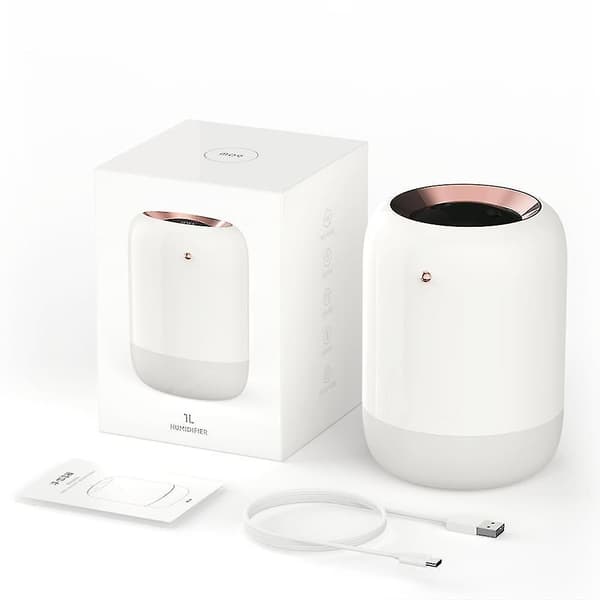 1000 ml Trådløs Æterisk Olie Diffuser Luftfugter 2400mAh Batteri Aroma
