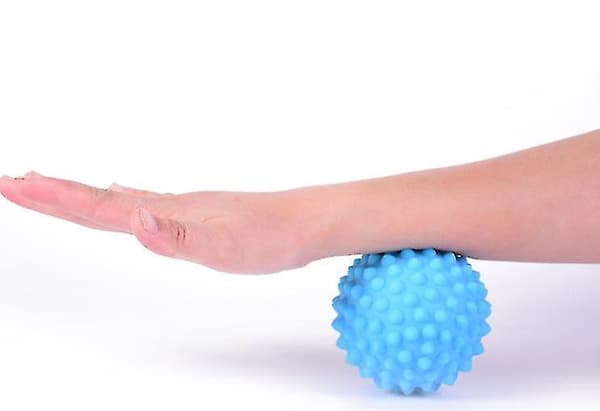Blød Pigget Grå Fascia Massagebold Til Nakke