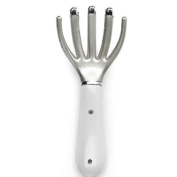Yyh-electric Head Scalp Claw Massager Octopus Scratcher Massage Handheld Vibration Toolwhite