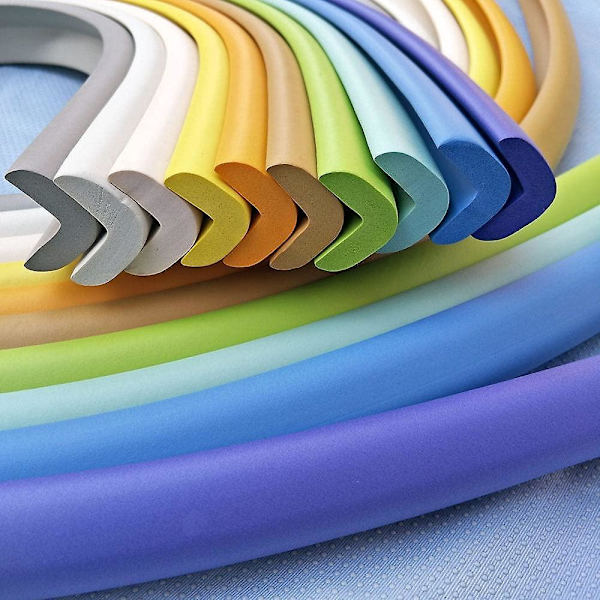 1 Piece 2m Long Protective Strip For Children's Table Corner Anti Collision Table Side White