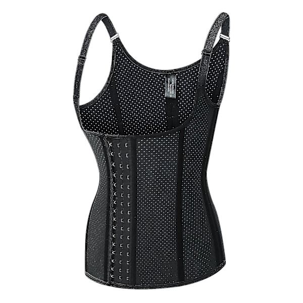 Ladies Punching Shapewear Latex Support Chest And Abdomen Belt Black S