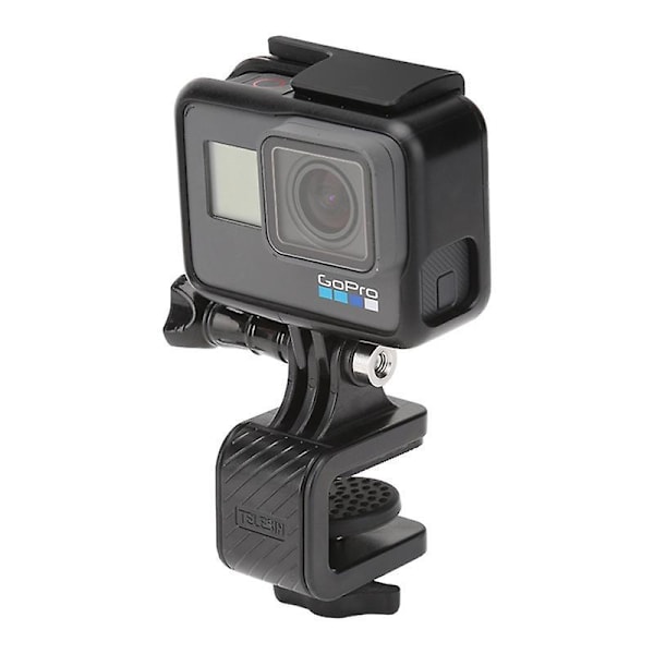 Kamera Cykel Surfbræt Skateboard Beslag Til Gopro Letvægts Aluminium Legering Plastik Cykel Kamera Støtte Holder Beslag (sort)