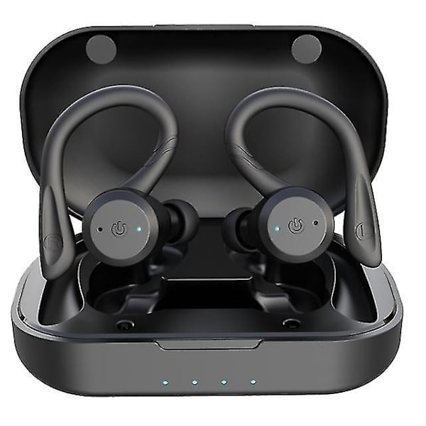 20 tunnin toistoaika Uimiseen Vedenpitävät Bluetooth-kuulokkeet Kaksinkertaiset Urheilu Langattomat Kuulokkeet Tws Ipx7 Stereokuulokkeet black