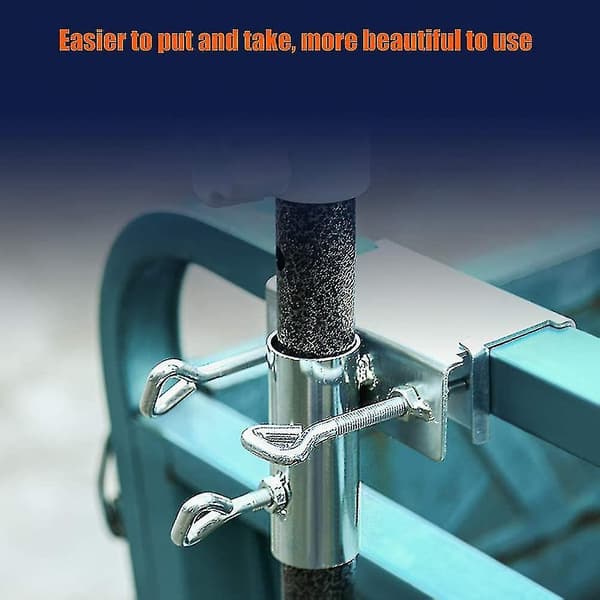 Umbrella Stand, Parasol Holder Balcony Railing, Balcony Umbrella Stand