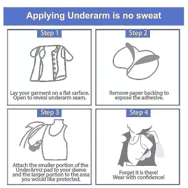 100 Packs Underarm Sweat Pads,aoeoun Armpit Sweat Pads For Women And Men, Disposable Underarm Pads For Sweatin 50 Packs