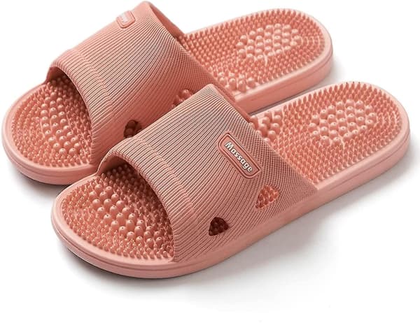 Massage Slippers Zoneterapi Sko Plantar Fasciitis Arthritis Grey Us men 6.5-7.5
