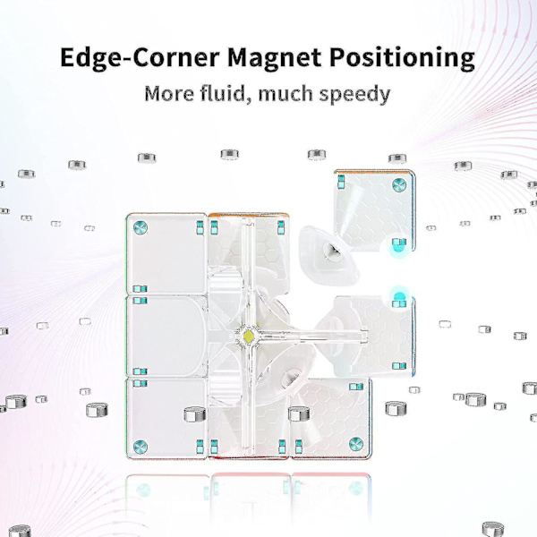 Gan11 M, 3x3 Magnetic Speed Cube Stickerless Gans Magic Cube Stickerle
