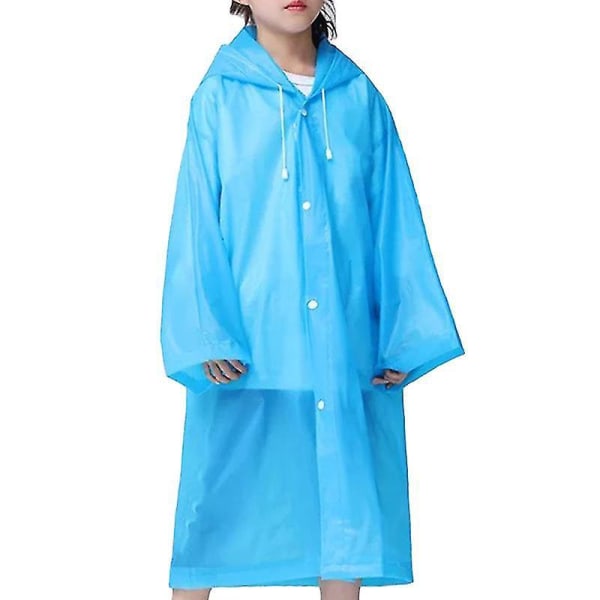 kids Raincoat Showerproof Hooded Jacket Poncho Rain Coat