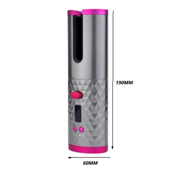 Curling Iron Lcd Display Usb Rechargeable Portable Cordless Automatic Hair Curler Styling Tools For Salon