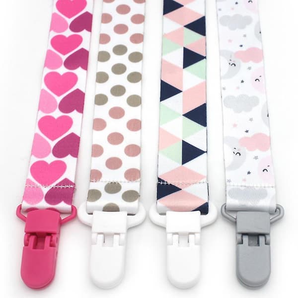 Sutteklips til babyer Smukke Holdbare Assorterede Farver Kollektion Sutteklips til Børn Clouds