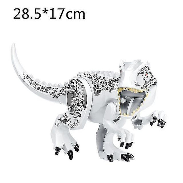 Jurassic Dinosaur World Series Byggeklodser Triceratops Indominus Rex Store Figurer|klodser