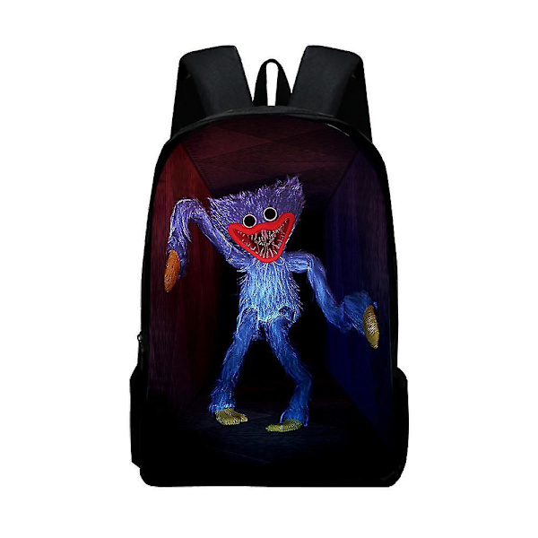 3 kpl Poppy Playtime Reppu & Lounasrasia Lapsille Opiskelijoille Koululaukku Reppu, Lounaslaukku, Penaali | Pelaajatuotteet Only Backpack