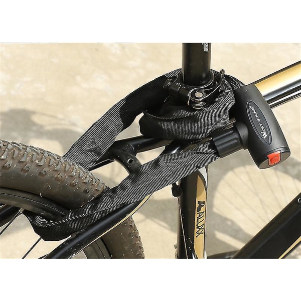Cykellås Cykelsikkerhed Tyverisikring Kædelås Med 2 Nøgler Key Lock 23 inches