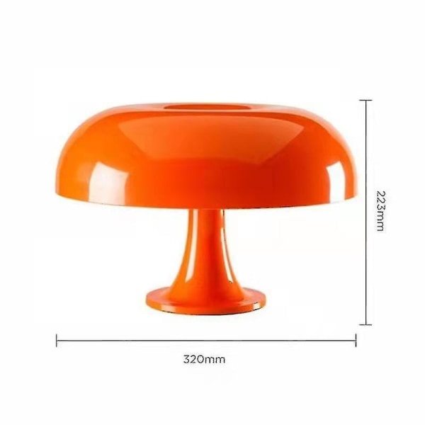 Italian Design Led Mushroom Table Lamp, Modern And Simple US Plug