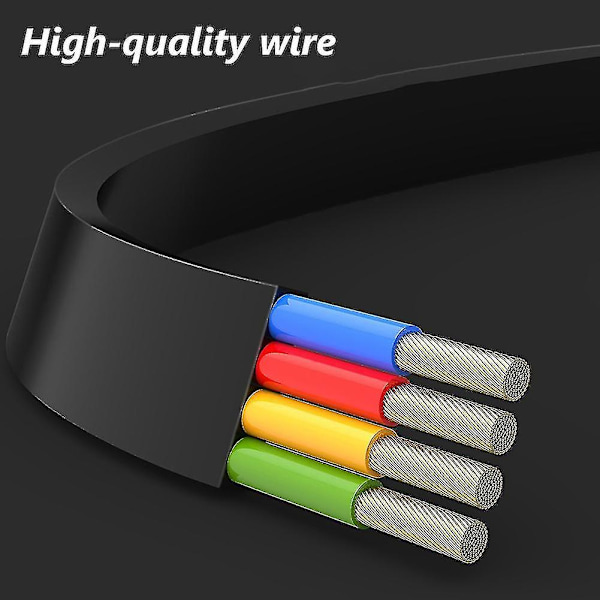 3 In 1 Retractable Micro Usb Type-c 3a Fast Charging Cable For Iphone Android Blue