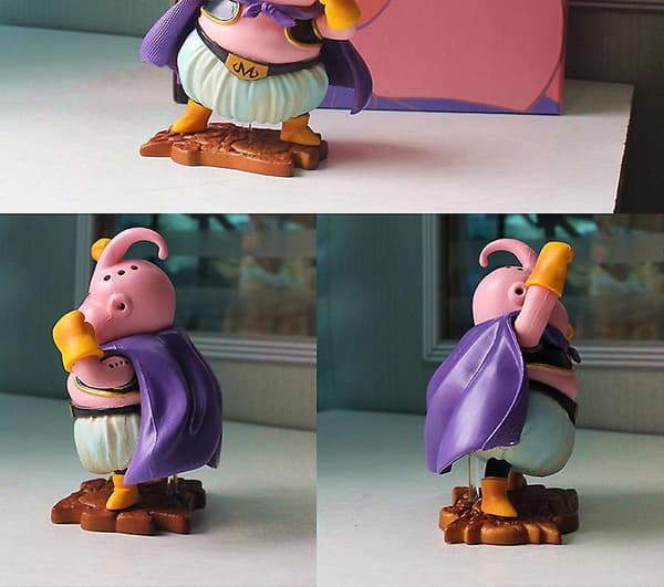 1mordragon Ball Cute Gk Cute Devil Fat Buu Computer Case Car Decoration Hand-made Model Toy Creative Gift