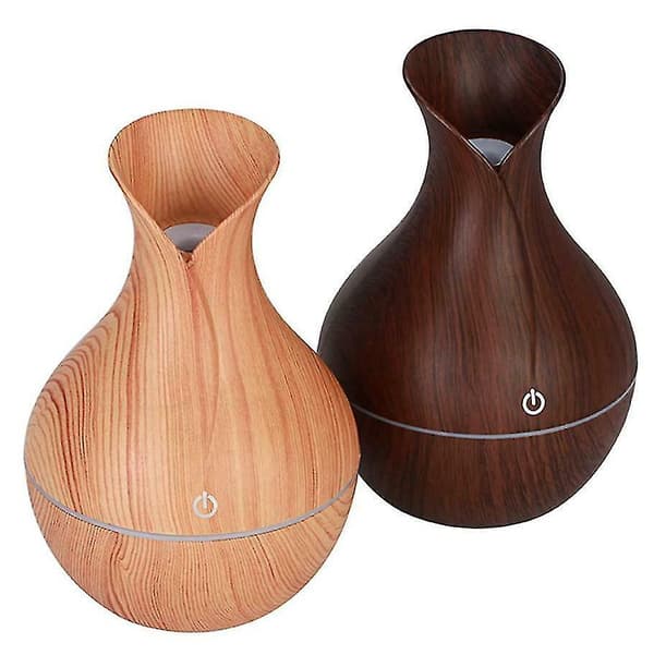 Ultralyd Luftfugter Æterisk Olie Diffuser Aroma Diffuser 130 Ml*stb Light Wood color