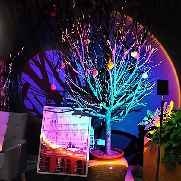 180 Degree Rotation Sunset Lamp,romantic Visual Sunset Projection Lamp,with Usb color 3