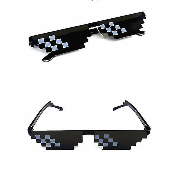 Hauskat aurinkolasit Thug Life -lasit 8-bittiset pikselöidyt unisex-aurinkolasit color A