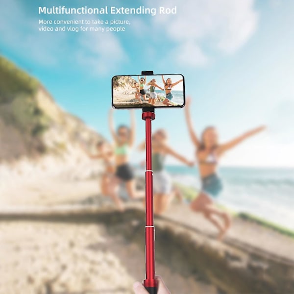 Adjustable Ptz Extension Telescopic Stick With Thread For Pocket 2/gopro9/om4 Titanium