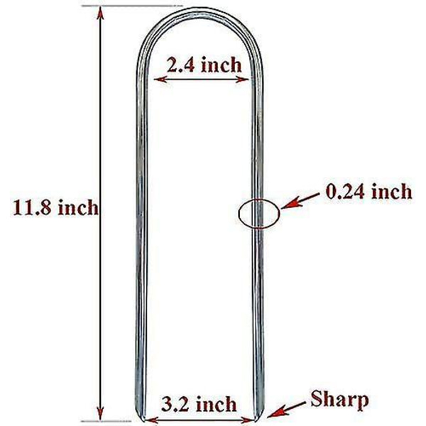 Trampolines Wind Stakes Heavy Duty U Type Sharp Ends Safety Ground
