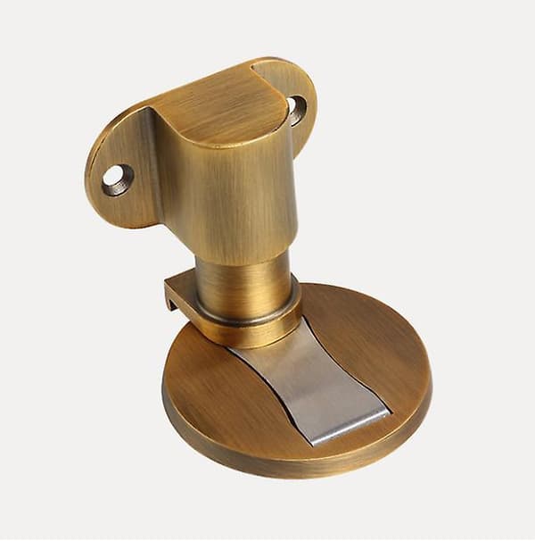 Justerbar dørstopper type farge gul bronse