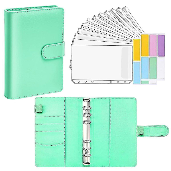 Budsjettplanlegger Kontantperm Konvolutt Light green-14pcs