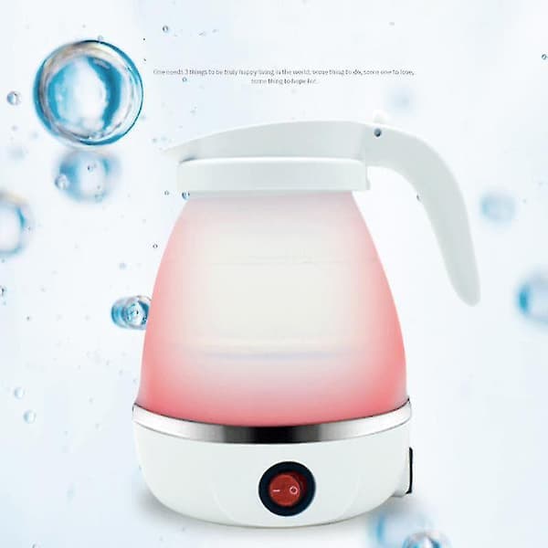Travel Foldable Electric Kettle Portable Silicone Storage Collapsible Heating Boiler