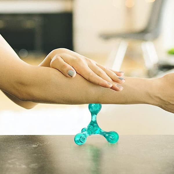 Triggerpunkt Massage Mini Massager 4 Hoved Massageværktøj Kropsmassager Green
