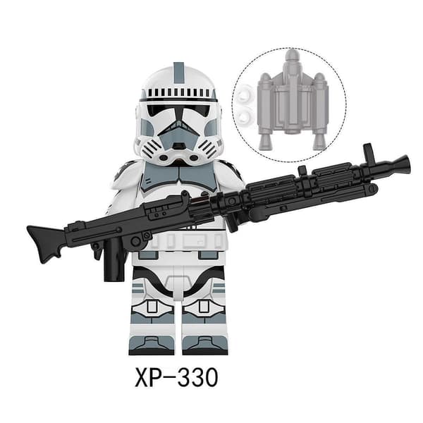 8 stk. Star Wars Serie Storm Clone Corps Guards Puslespil Byggeklods Legetøj