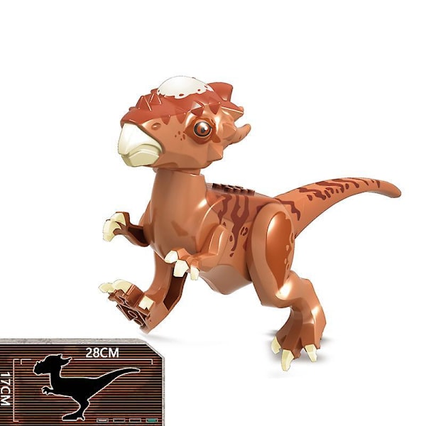 36 Style Stor Jurassic Dinosaur World Spinosaurus Ankylosaurus Dino Byggeklods Moc Model Diy Klodser Pædagogisk Legetøj Gave L18