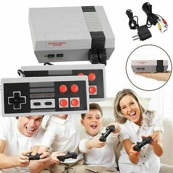620 Built-in Mini Classic Nes Game Console W/ 2 Controllers Retro Kid Gift UK Plug