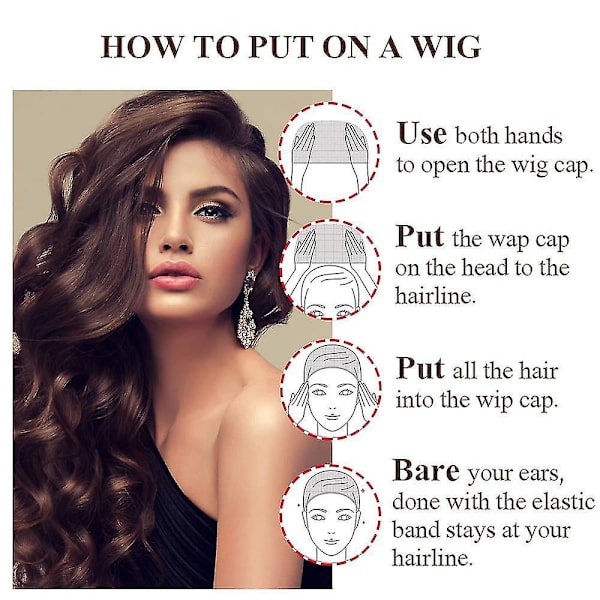 Wig Caps,morgles 6pcs Mesh Net Wig Caps Weaving Hair Net