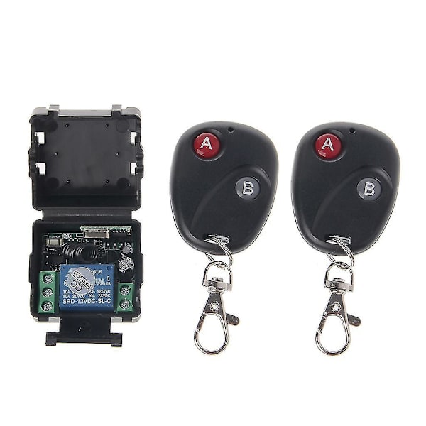 Dc 12v 10a 433mhz Wireless Rf Relay Remote Control Switch Receiver Tra